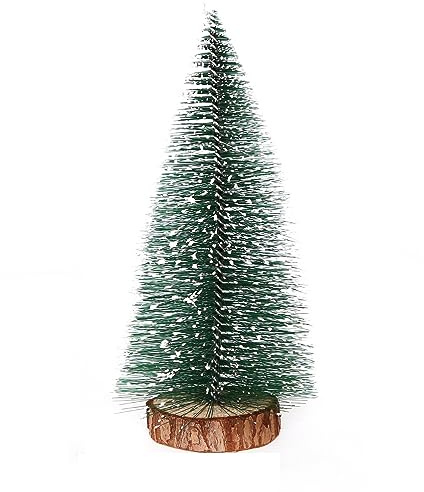 Wambere 1 Stück 35cm Künstlicher Weihnachtsbaum,Mini Weihnachtsbaum Tischdekoration,Tannenbäumchen Deko Weihnachtsschmuck Weihnachtsdeko Christmas Ornaments für Weihnachten Party DIY Basteln,Grün