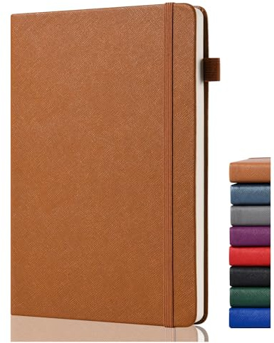 GDMLUP Bullet Journal de Puntos - A5 Cuaderno Punteado - Dotted Journal, 140GSM Papel Grueso, Bolsillo Trasero, 152 Páginas, Tapa Dura, Punteado Cuaderno para Planificación, Notas, Aprender