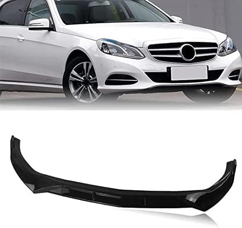 Frontal Alerón Spoiler Labio para Mercedes Benz W212 Sedan 2014-2016,Parachoques Delantero Labio Divisor Difusor Kit Carrocería