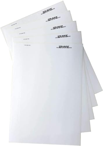 500 DHL Hermes UPS Versandetiketten A5 Paket Etiketten selbstklebend Label Aufkleber | DIN A5 Made in Germany