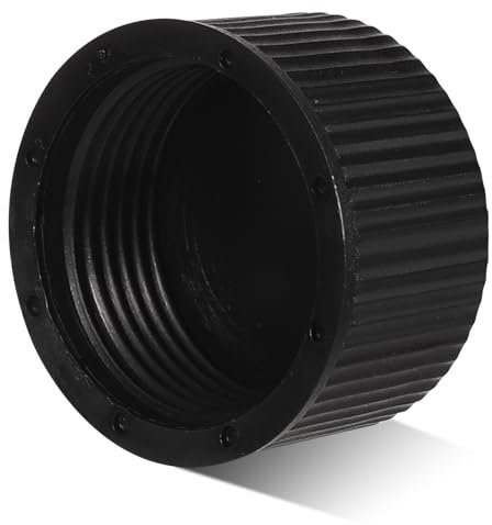 lasuroa Bouchon et Joint de Vidange, Bouchon de Vidange Filtre à Sable Piscine en Plastique Bouchon de Vidange de Filtre à Sable pour Pièces de Filtre de Piscine Hayward Piscine Spa (Noir)