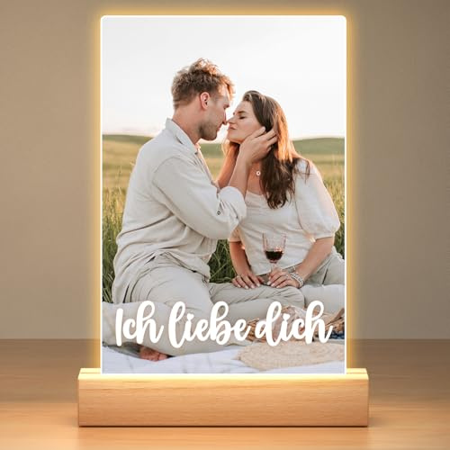 Personalisierte Bilderrahmen mit Foto, Personalisierte Geschenke für Frauen | Personalisierter Bilderrahmen mit Bild, Personalisierte Geburtstagsgeschenk für Frauen Männer, Jahrestag Geschenk für Sie Ihn