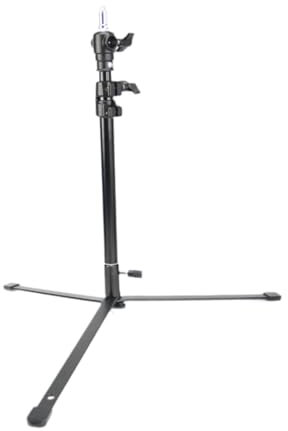 AsrMyjcx Support de lumière de Photographie trépied d'éclairage Pliant réglable Portable Support de trépied de lumière à Faible Angle pour Studios de Photo