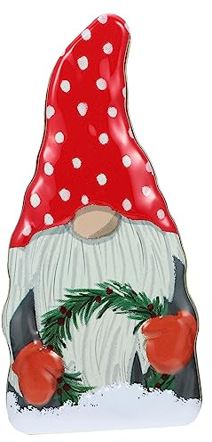 Veemoon Weihnachtsbonbonbox aus Eisen Kleine Geschenkverpackungsbox Aufbewahrungsbox für Süßigkeiten Party-keksdose mit Deckel für Weihnachtsgeschenke und Dekoration