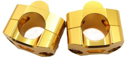 abrazadera elevadora manillar Adaptador de abrazadera para elevadores de manillar Fat Bar de 7/8 a 1 1/8, soportes sólidos universales para motocicletas MX, Enduro, CRF, YZF y KXF.