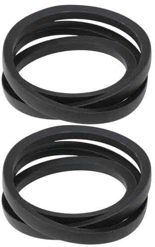 Briny River 2 Courroies Trapézoïdales pour Tondeuse à Gazon 109-7299 3L P21 36 X 3/8 Compatible avec Exmark Tondeuse Autoportée 21 3L360/3LK360