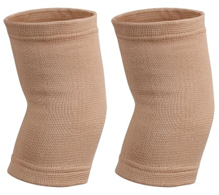 sourcing map 1 Paar Ellenbogenbandage Unisex Kompression Ellenbogen Bandage für Tennisarm, Sehnenentzündung und Golferarm (Khaki)