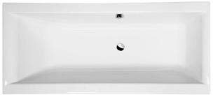 Polysan Badewanne Cleo 160x75cm, 48cm hoch, Acryl, weiss, Freistehend