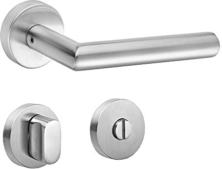 Hochwertige Edelstahl Rosettengarnitur New Orleans - WC/Bad