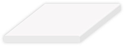 6 Meter DIWARO Kunststoff Flachleiste weiß selbstklebend, Breite 25 mm, Dicke 2,5 mm. Für Fensteranschluss, Abdeckleiste, Fensterleiste und Mauerwerksanschluss.