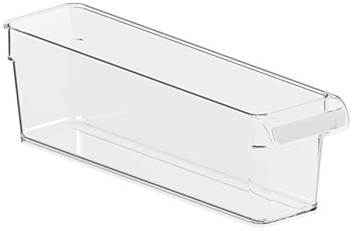 Rotho Loft Kühlschrankorganizer 1.6l, Kunststoff (SAN) BPA-frei, transparent, S/1.6l (31.0 x 7.5 x 9.0 cm)