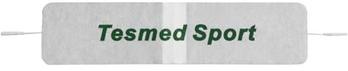 TESMED Sport Bauch Elektrode für TENS und EMS Reizstrom-Geräte mit 2mm-Stecker-Anschluss, selbstklebend, 1 Stück 330×80mm