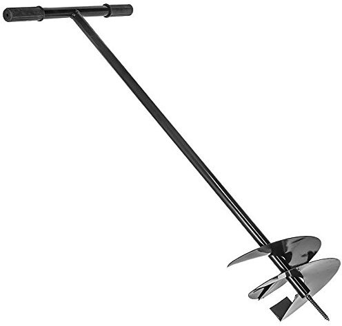 AGROHIT Hand Erdbohrer Handbohrer Erdlochbohrer Hand Bohrer Lochspaten Pfahlbohrer Ø 170