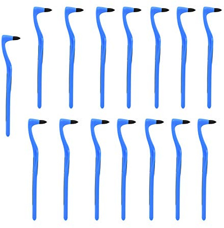 Removedor de sarro profesional limpieza de dientes, removedor de manchas de dientes, pulido de dientes, pulidor de blanqueamiento dental, borrador de manchas de dientes, color azul, 15 unidades