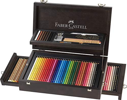 Faber-Castell 110085 - Art & Graphic 125er Collection Koffer Polychromos Künstlerfarbstifte, Albrecht Dürer & Zubehör