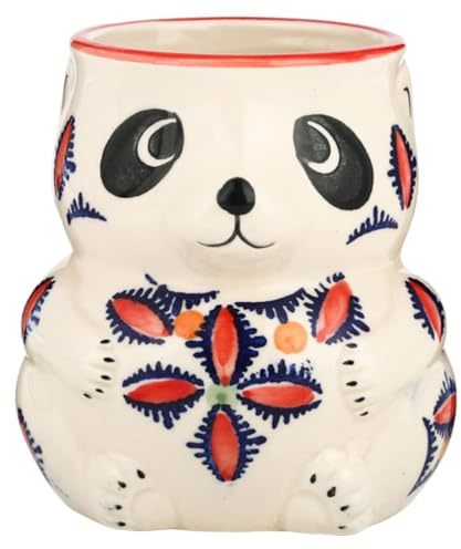 Zerodeko Panda Tiki Becher 480ml aus Keramik für Cocktails und Getränke