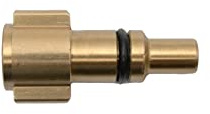 Hochdruckreiniger Adapter Verbindungsstücke Aldi Lidl Topcraft Parkside Bajonett auf 1/4 Innengewinde ((20) Bajonett Aldi ab 14 LIDL Parkside Lavor auf 1/4IG)