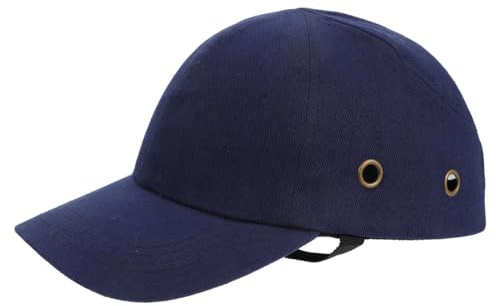 ORFOFE Casquette De SéCurité Homme Et Femme RéGlable - Casquette De Baseball CoquéE Antichoc LéGèRe Et Portable pour Chantier Cyclisme Skateboard
