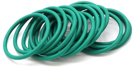 10 Stück O-Ring CS 3,1 mm Außendurchmesser 10–70 mm Isolieröl Hochtemperaturbeständige Fluorkautschuk-Dichtungsdichtung grün-Außendurchmesser 40 mm, 10 Stück, CS 3,1 mm