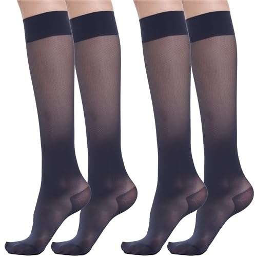 BeOnTop Kompressionsstrümpfe Damen 70 Den - Kniestrümpfe Damen 17-18 mmHg, Stützstrümpfe Damen Comfort Support Line Compression Socks, Socken Damen by Gambetti - Made in Italy