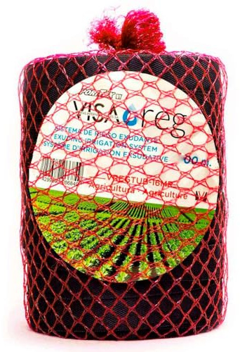 RIEGOPRO Cinta Textil EXUDANTE PORITEX para Riego por Goteo 16mm. Riega por poros de su Pared. Especial para Agricultura (100 Metros)
