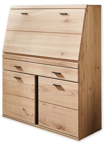 Sekretär Schreibtisch Kommode in Old Artisan Oak 98 x 124 x 38 cm (B/H/T)