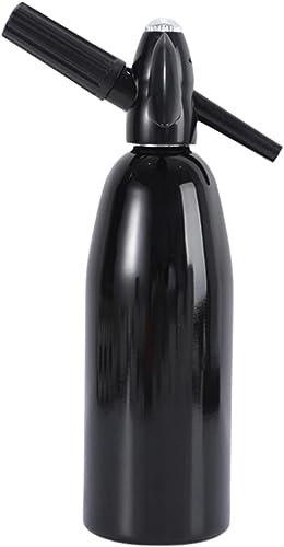 Seltzer Maker - Sparkling Water Machine, Soda Water Bubble Siphon Sparkle Maker, Soda Maker, Drink Machine Carbonator for Home Office Bar Countertop, Red/368 (Color : Black)