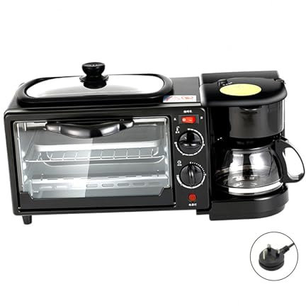 Breakfast Machine Oven Breakfast Maker with Coffeemaker,Kitchen Appliances,Breakfast Station Toaster Breakfast Center Station