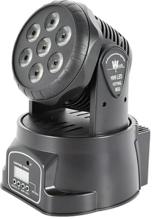 Konfiur 105W Moving Head, 4 in 1 Led Discolicht Partylicht, Dmx 7 RGB Led Spot Dj Partylicht mit Fernbedienung Geeignet für Dj Disco Halloween Club Hochzeit Home Party