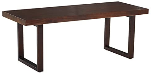 GIAKOO Bürotisch, Retro-Computertisch aus Massivholz im Industriestil, Home-Office-Arbeitstisch/Konferenztisch aus Kiefernholz, mit verstellbaren Füßen (5 cm, 160 x 70 x 75 cm)