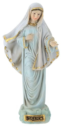 Holyart Imágenes de Resina y PVC: Virgen de Medjugorje 12 cm Resina