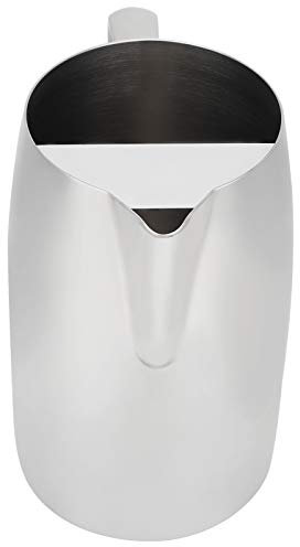 Wasserkrug, 1,7l Edelstahl Kaltes Wasserkocher Getränke Wasserkrug Eisenflasche Eced Tea Pitcher mit Geneigtem Design von Topf Mund Tee Pitcher Pitcher für Bar KTV Küche