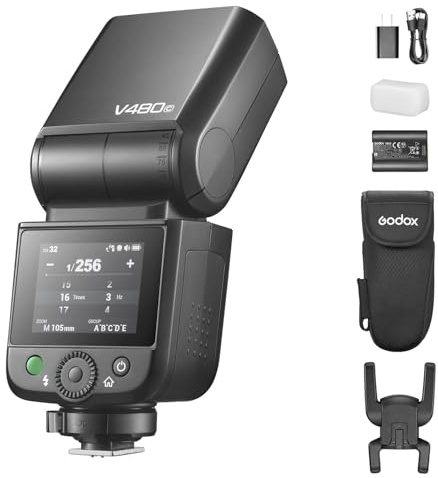 GODOX V480 C/N/S/F/O TTL Li-ion Camera Flash (V480C)