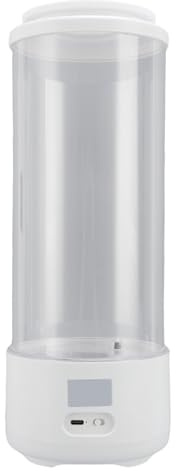 Cuifati Lampada per Gelatine Bluetooth 5.3 Altoparlanti, 10 Colori Vibranti, 3 modalità di Illuminazione Lampada per Bolle D'acquario per Gelatina per Rilassarsi e Dormire, Arredamento (WHITE)