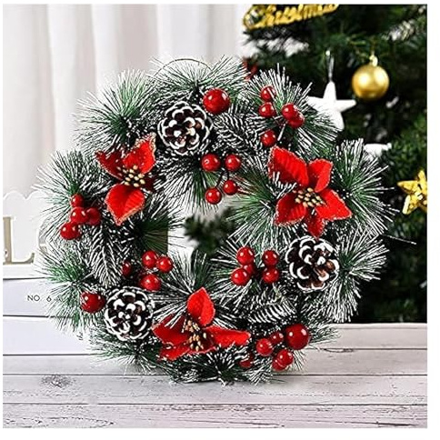 julgirlander, Konstgjord kransdekoration Krans Xmas OrnamentDecorative