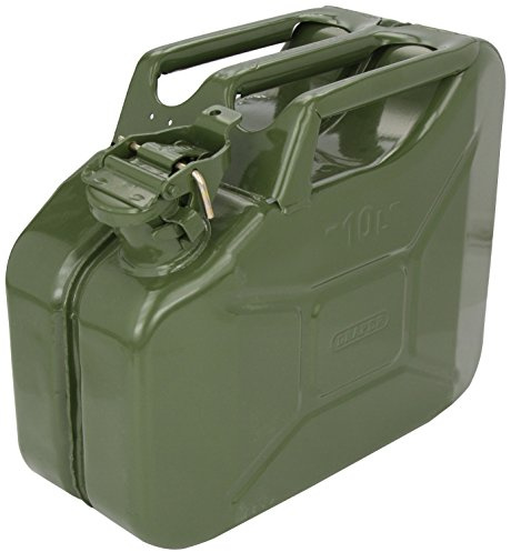 Draper 49952 Benzinkanister, aus Stahl, 10 l, Grün