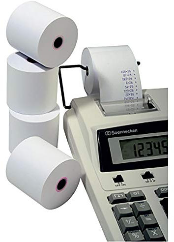 Soennecken Additionsrolle 1900 57mmx40m 60g weiß 5 St./Pack.