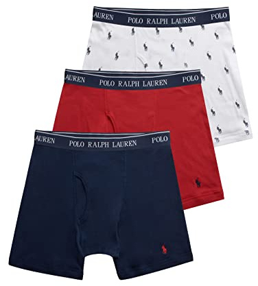 POLO RALPH LAUREN Classic Cotton Boxer Brief 3-Pack