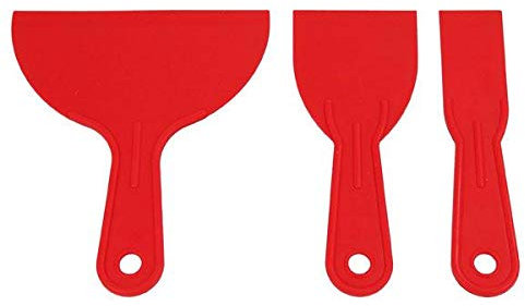 Neilsen RDFYA1 3 Piece Plastic Putty Knife Set -1.5 inch-3 inch-6 inch