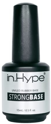 IN.HYPE HEMA-free Strong Rubber Base Coat UV/LED Curable. Soak Off