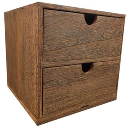 1pc Wooden Drawer Storage Box Multi-purpose Desktop Organizer for Cosmetics Jewelry and Sundries Elegant Paulownia Wood Design Compact and Lightweight for Home Office Use