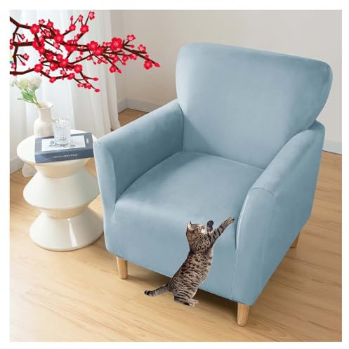 AQIGR Sesselbezug Stretch Sesselhusse, Sofaüberzug Clubsessel Sessel Bezug Cocktailsessel Armchair Sesselhussen mit Armlehne Hussen für Sessel für Eine Einfache Reinigung (Color : B11)