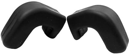 POYNMRE Vordere Stoßstangen-Abschlepphaken-Abdeckung, kompatibel mit Jeep Wrangler JK JL Gladiator JT 2007–2023, Silikon-Haken-Kissenschutz(Noir)