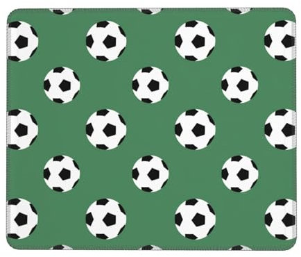 Mauspad mit Fußball-Druck, Gummimaterial, Büro-Schreibtischunterlage, Gaming-Mauspad