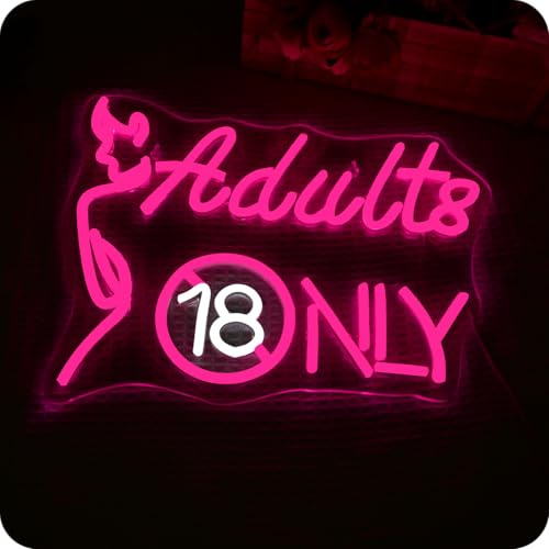 Wanxing Beauty Neon Schild,Led Schild Schriftzug Zeichen Dimmbar Kommerziell,Neon Sign USB 5V/2A,Leuchtreklame für Wanddekor Party Zimmer,Coole Nachtclub Bar Zeichen,Laden,Männerhöhle