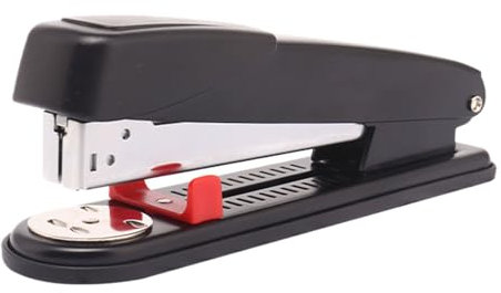 Ergonomic Office Stapler Metal Stapler Easy to Load Ergonomic Stapler 50 Sheets Binding Machine Stapling Tool