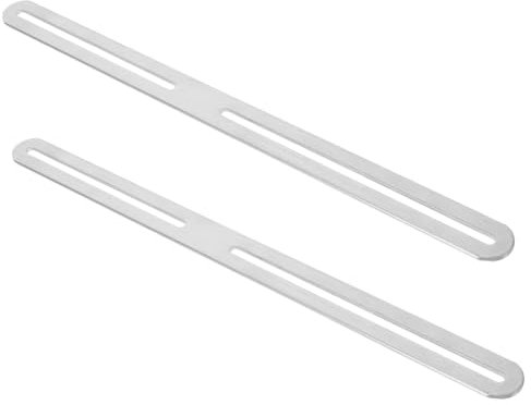 Abaodam 2pezzi Supporto Angolare Regolabile Acciaio Inossidabile Per Cassette Postali Piastre Di Riparazione Resistenti Alle Intemperie Per Recinzioni e Cancelli Facile Installazione e