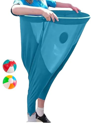 Oma-Hosen-Spiel Im Garten,Oma-Hosen-Partyrausch, Riesige Wurfspiele Mit 2 Hüpfbällen, Atmungsaktives Polyester-PVC-Gewebe, Bequemes Atmungsaktives Sack Sport Tagesset,Spiele Für Familientreffen