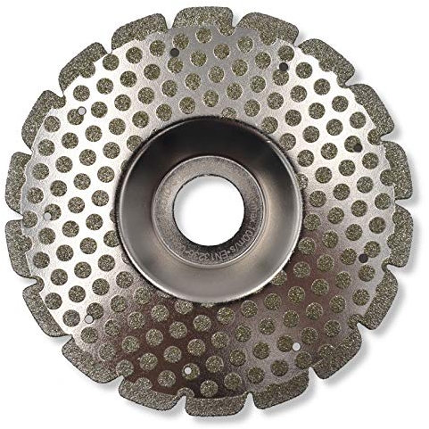 DEWEPRO® Diamanttrennscheibe - Schleifscheibe Ø 125 mm Fliesen DUO - Trennscheibe - Diamantscheibe Fliesentrennscheibe mit 2 Funktionen
