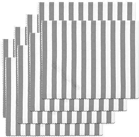 Das blaue Wunder Brillant Premium Putztuch Trockentuch 40 cm x 50 cm (Grau, 8) I Streifenfrei säubern I Küche Badezimmer Haushalt